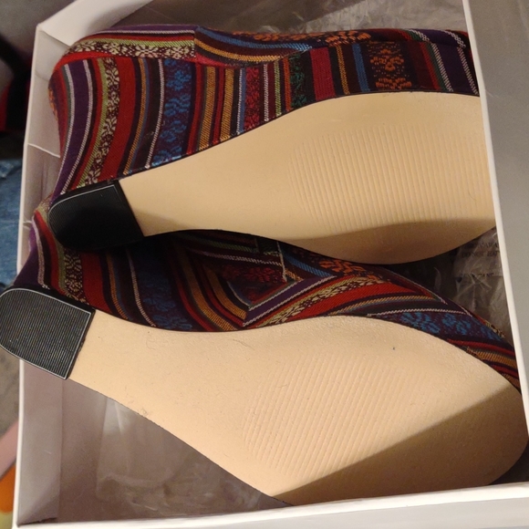 NWB Steve Madden P Rylan Aztec Multicolor Tribal Boho, SZ 10 - Picture 6 of 6